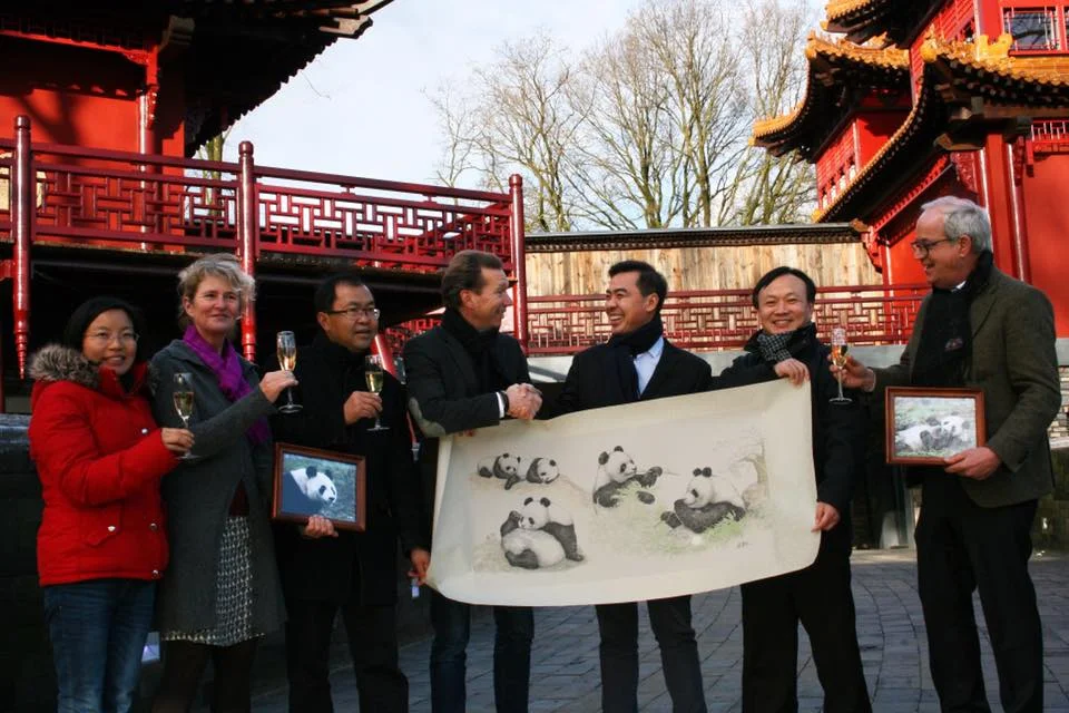 Giant Panda Enclosure officially Approved in Ouwehands Zoo