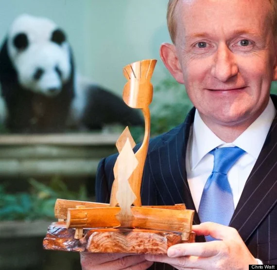 Giant Pandas At Edinburgh Zoo Honoured For Services To Scottish Tourism